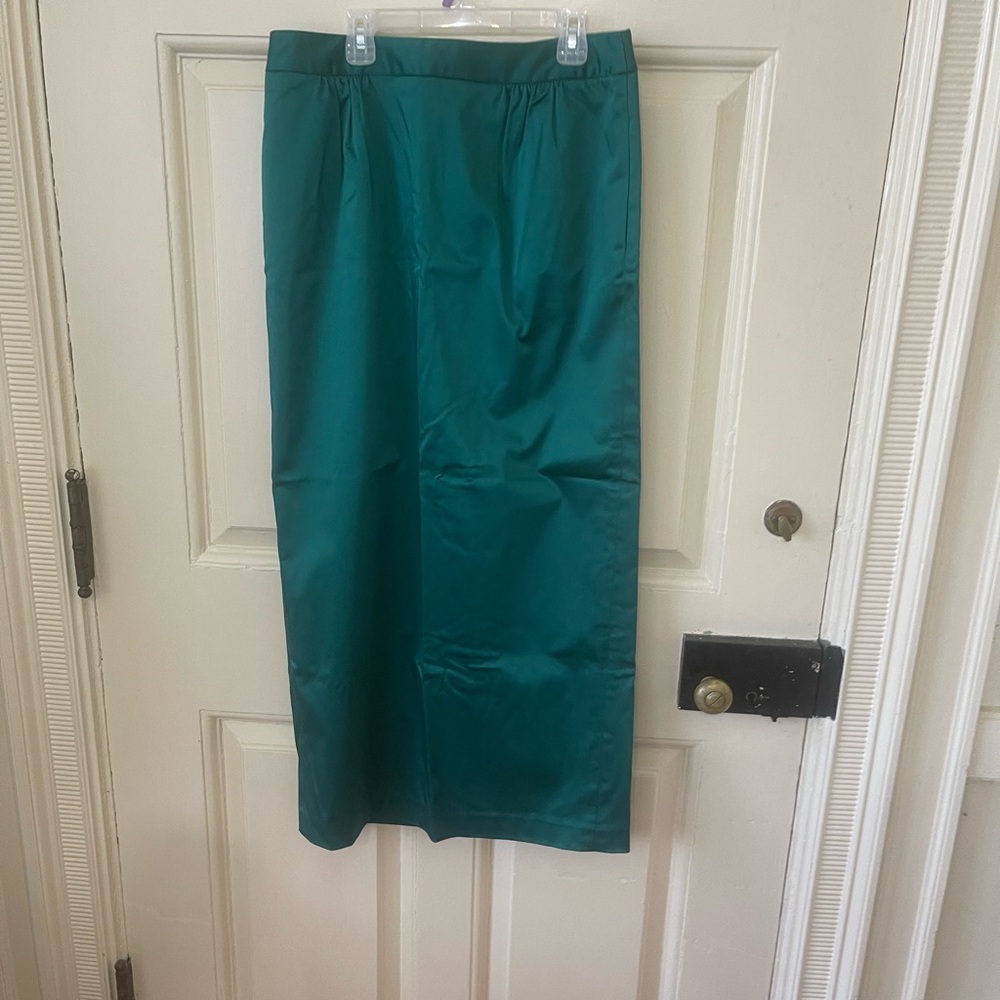 New w tag Talbots Elegant Teal Maxi Skirt